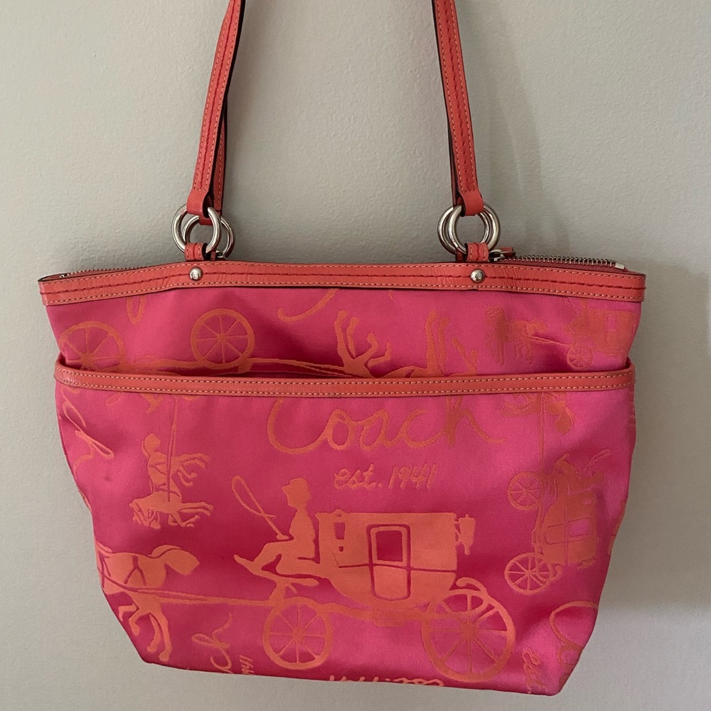 Pink Coach Purse